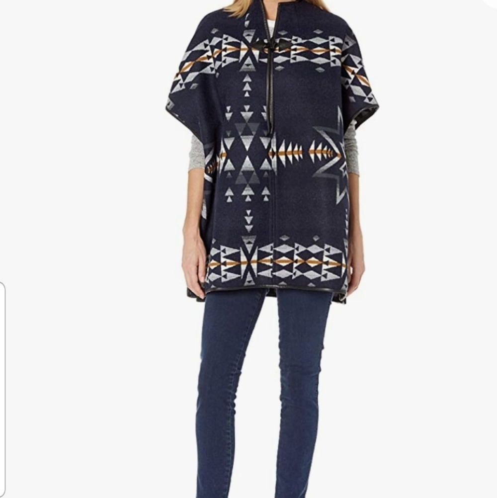 Pendleton Great Plains Star Cape NWT XS-S